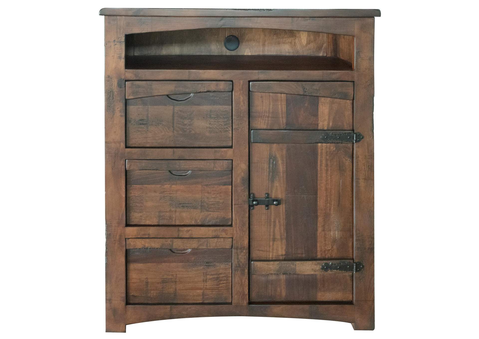 Mezcal 3 Drawer, 1 Door Chest for TV,International Furniture Direct