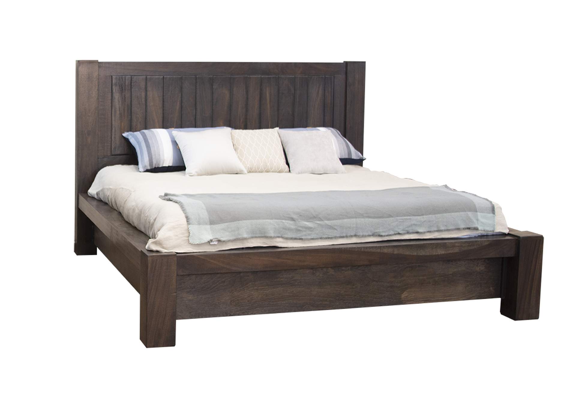 San Luis Natural two-tone Queen Headboard,International Furniture Direct