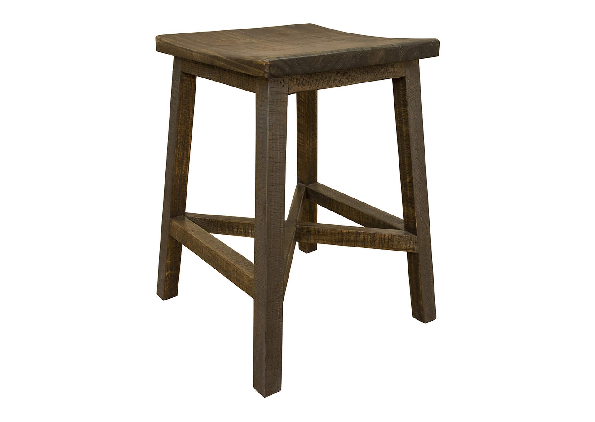 Loft Brown Stool,International Furniture Direct