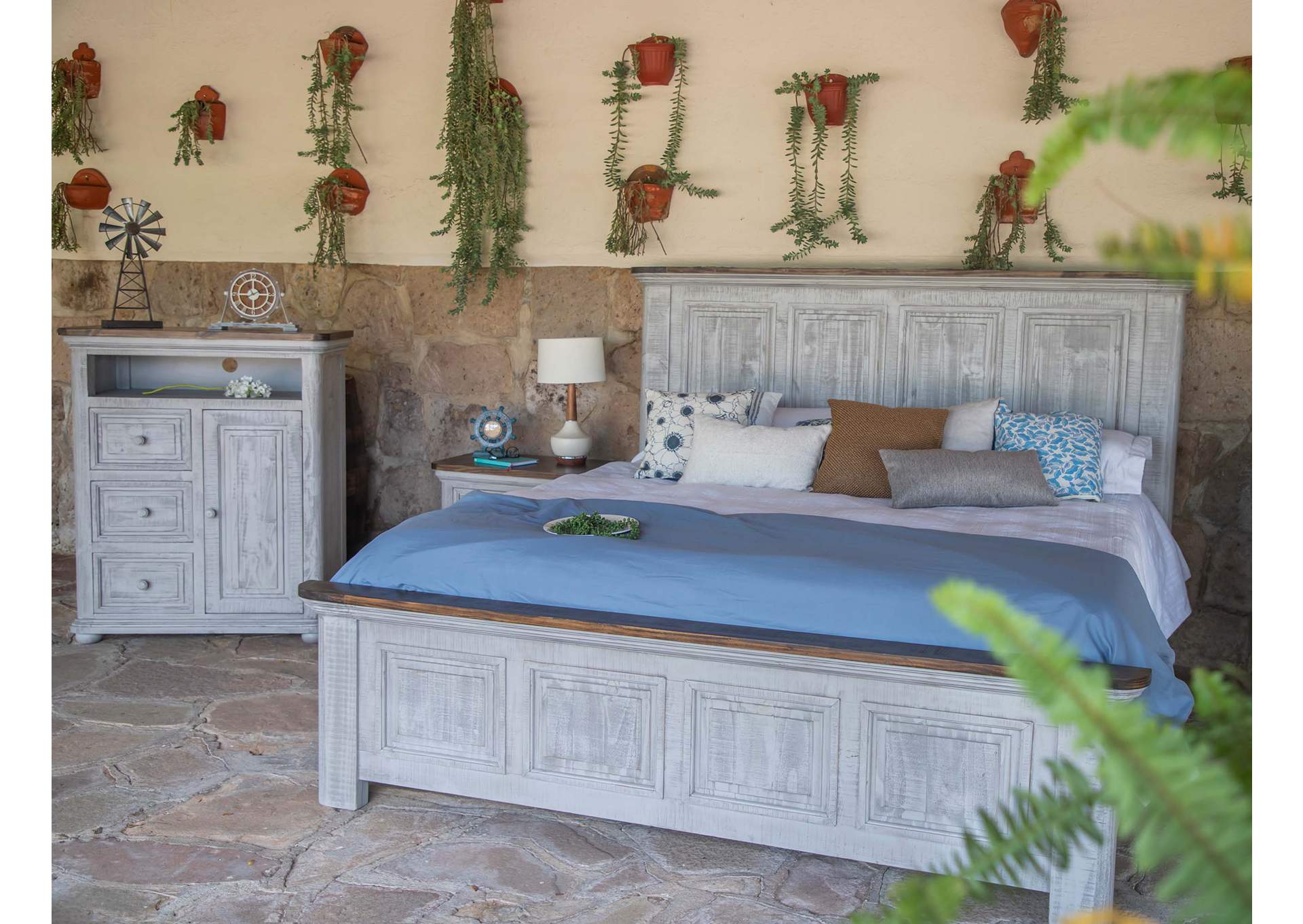 Luna Gray Mirror,International Furniture Direct