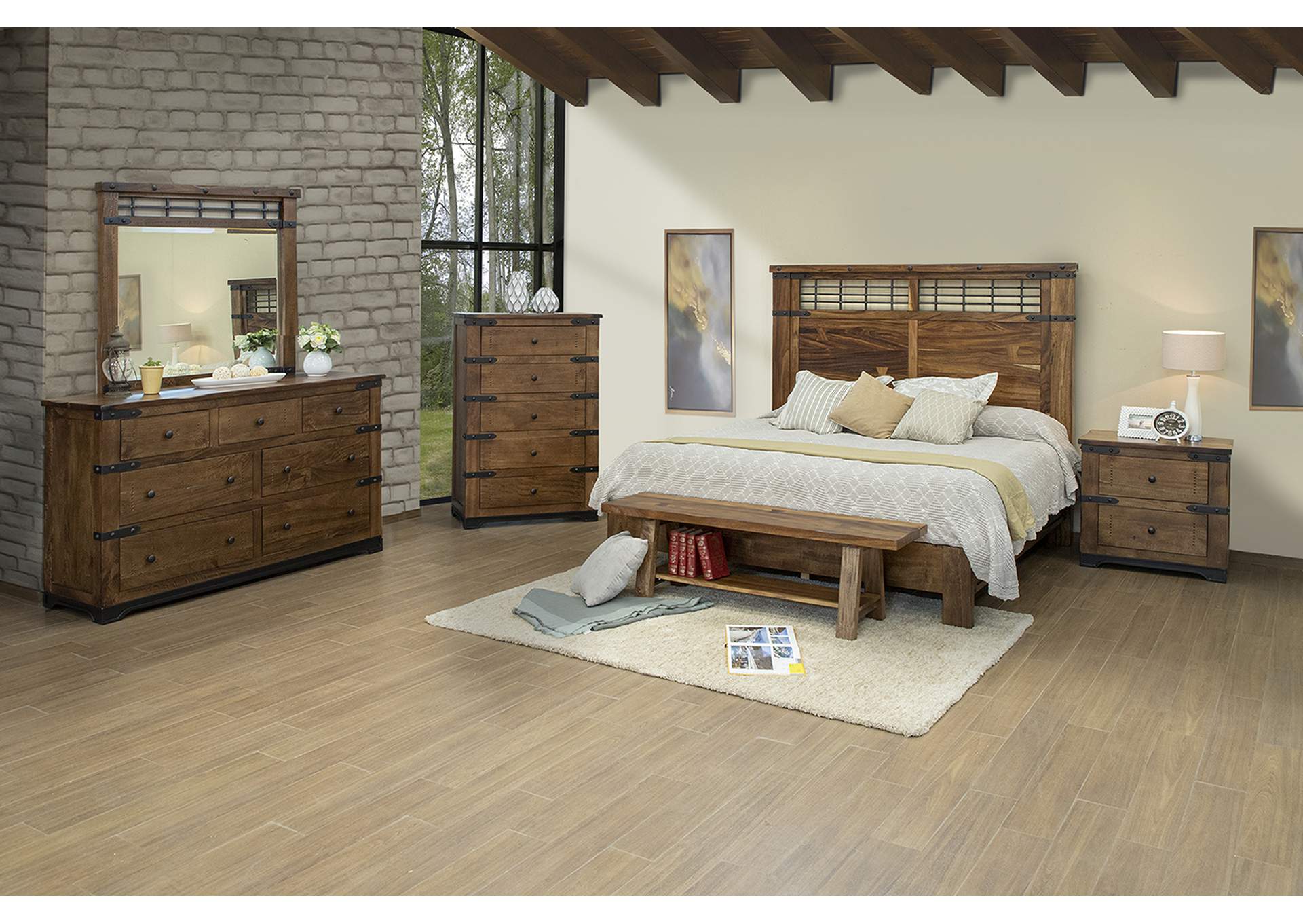 Parota 5 Drawer Chest,International Furniture Direct