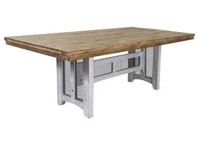 Image for Pueblo Gray Light Gray & Brown Dining Table