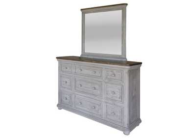 Image for Luna Gray 9 Drawer, Dresser