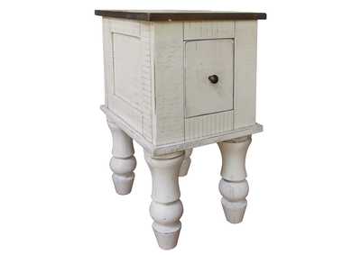 Image for Rock Valley 1 Drawer Chair Side Table