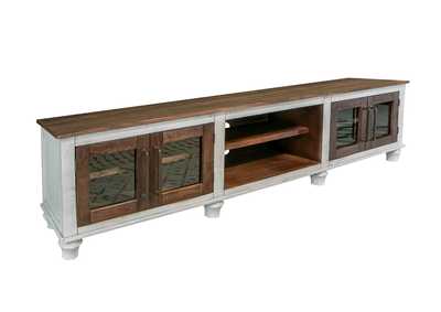 Image for Rock Valley 93" TV Stand, w/ 4 doors