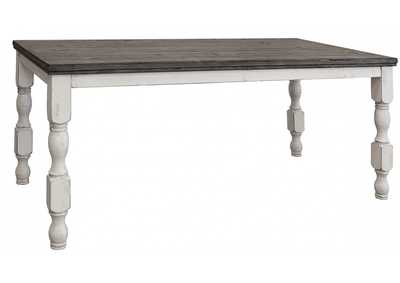 Image for Stone Counter Table w/ Turned Legs