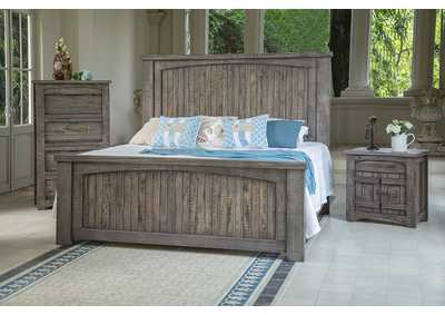 San Antonio Gray Eastern King Headboard