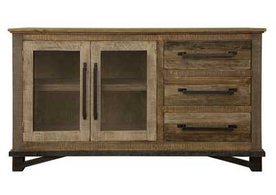 Image for Loft Brown 3 Drawers, 2 Doors Buffet