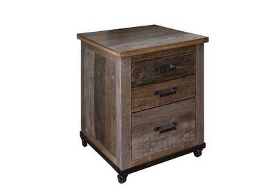 Image for Loft Brown Two Tone Gray & Brown File Cabinet
