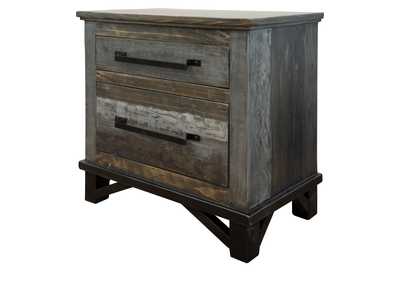 Image for Loft Brown 2 Drawer, Night Stand