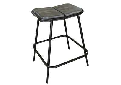 Image for Moro Two Tone Warm Gray & Brown Barstool