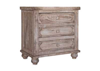 Image for Aruba Natural 3 Drawer Night Stand