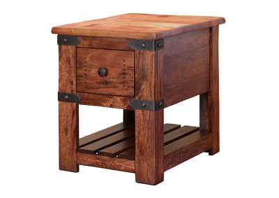 Image for Parota Chair Side Table w/1 drawer