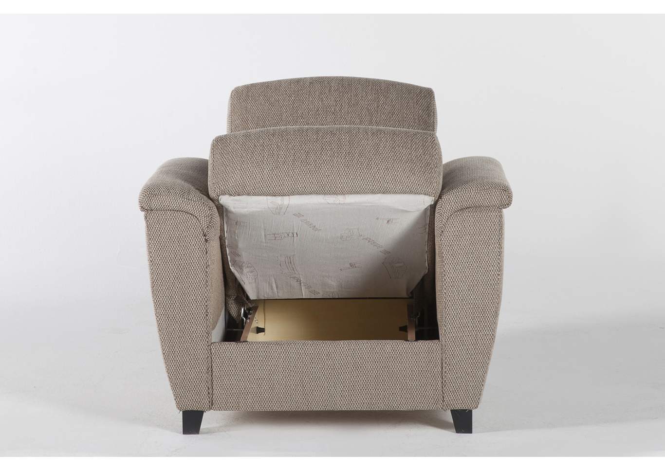 Aspen Aristo Light Brown Arm Chair,Hudson Furniture & Bedding