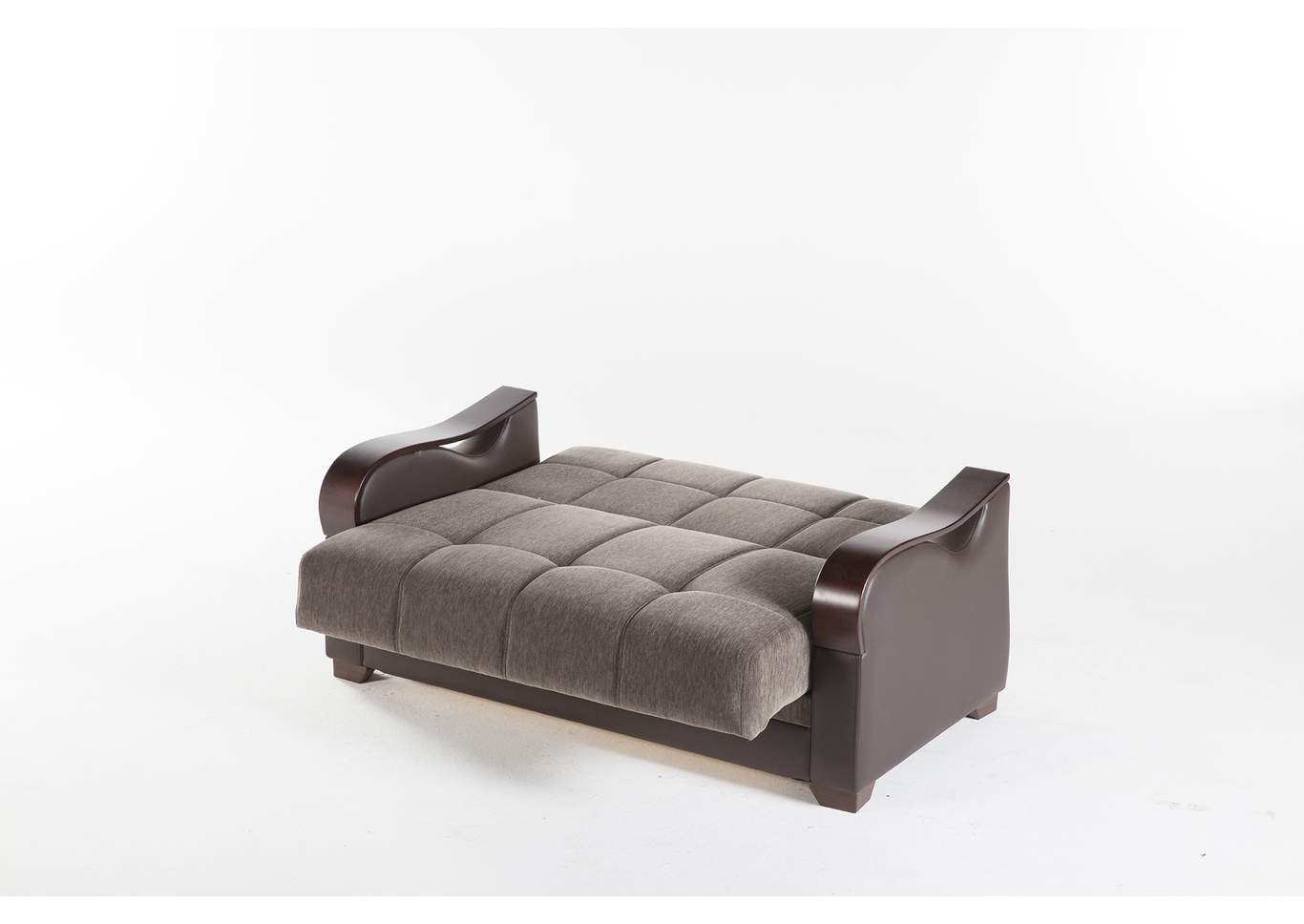 Bennett Armoni Brown Love Seat W/ Storage,Hudson Furniture & Bedding