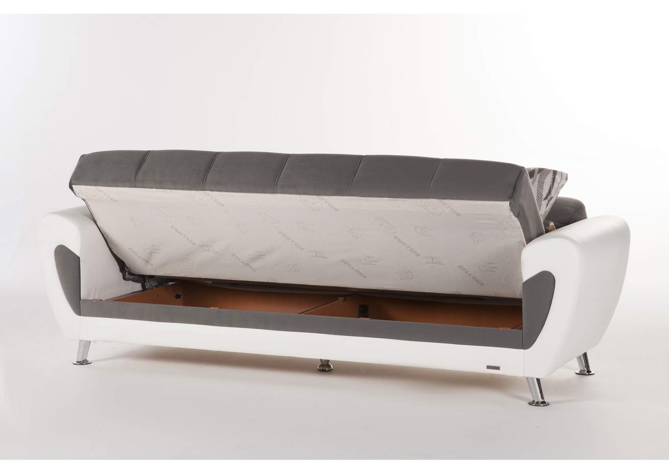 Duru Plato Dark Gray 3 Seat Sleeper Sofa,Hudson Furniture & Bedding