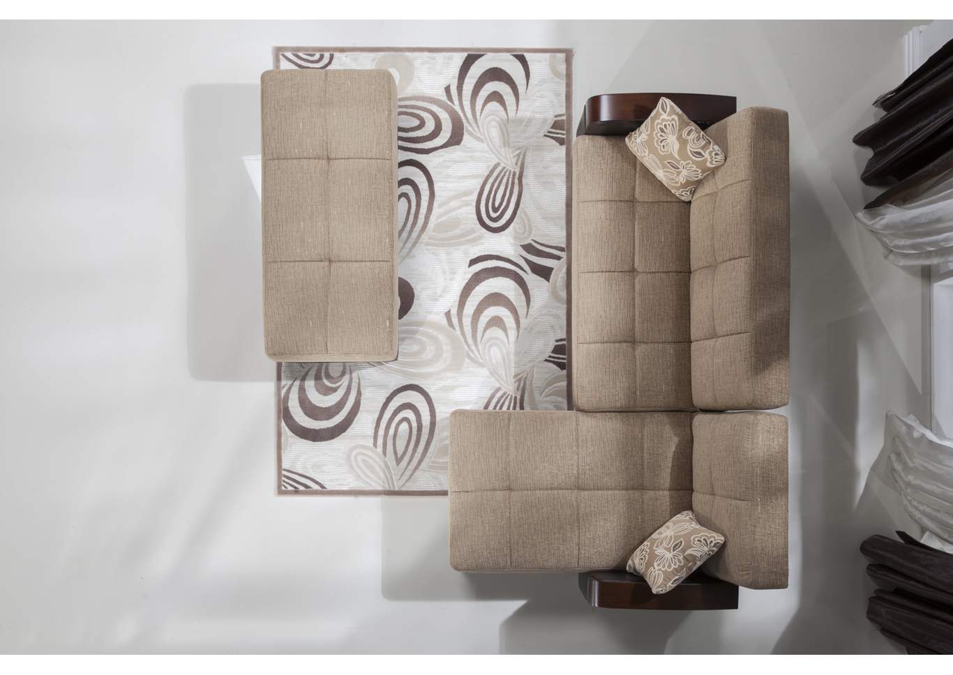 Luna Kose Takimi RAF Chaise Sectional,Hudson Furniture & Bedding