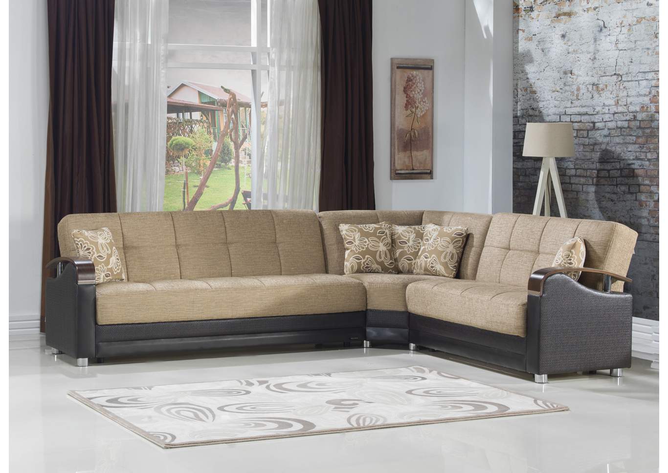 Luna Kose Takimi LAF Sofa Sectional,Hudson Furniture & Bedding