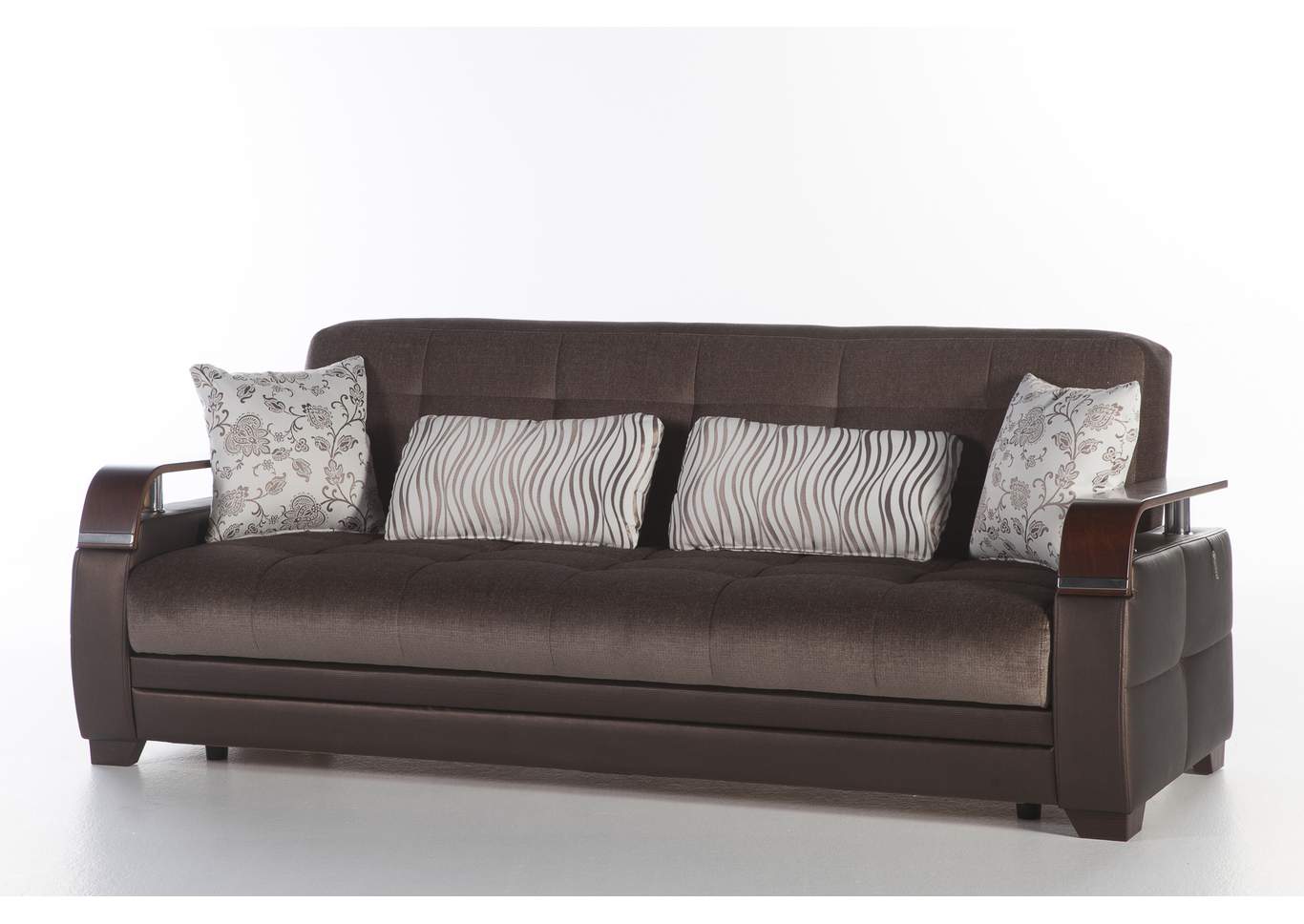 Natural Prestige Brown 3 Seat Sleeper Sofa,Hudson Furniture & Bedding
