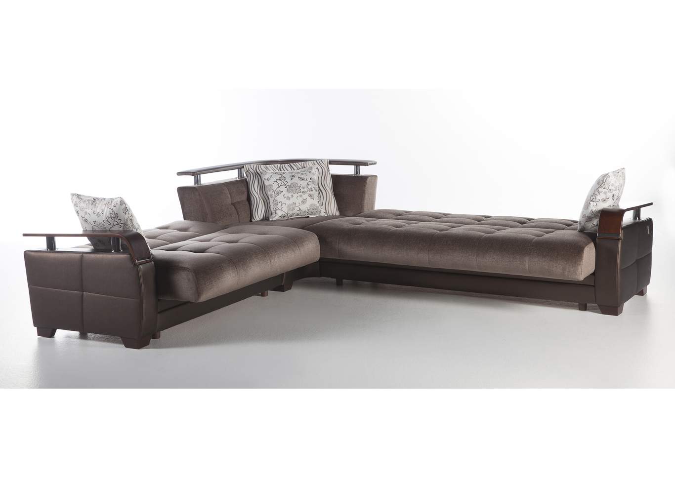 Natural Prestige Brown Sectional,Hudson Furniture & Bedding
