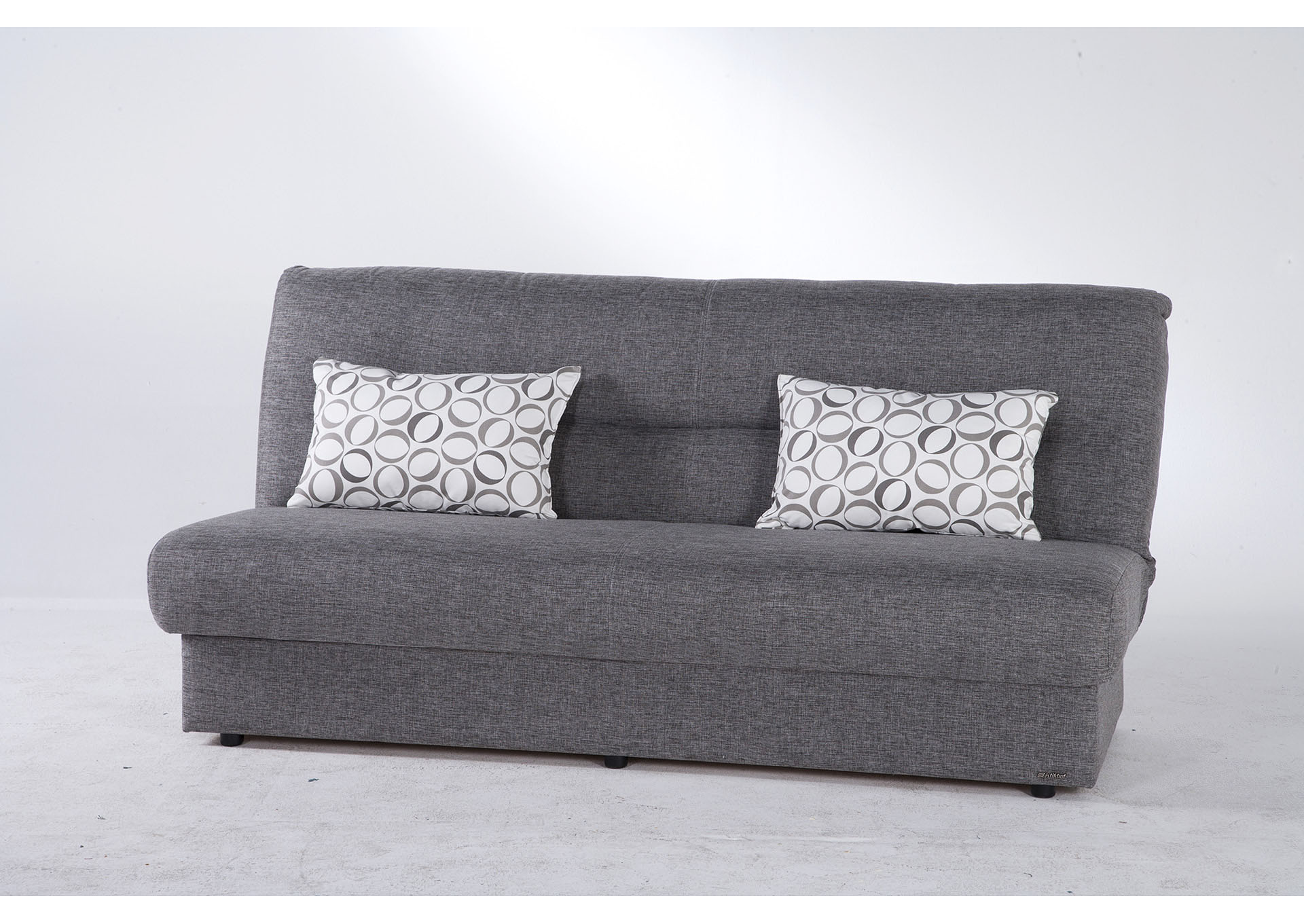 Regata Diego Gray 3 Seat Sleeper Sofa,Hudson Furniture & Bedding