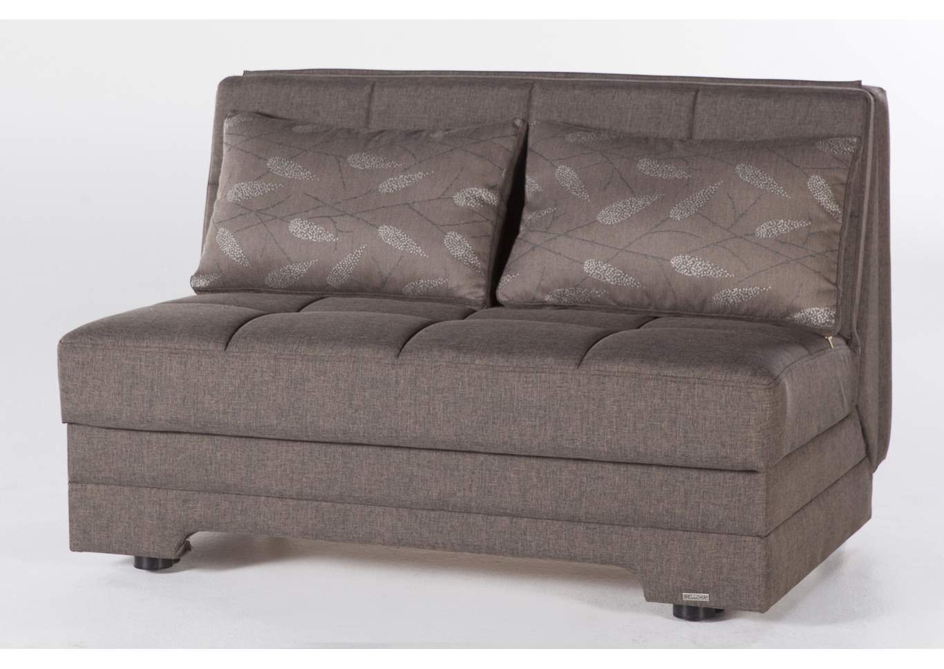 Twist Astoral Light Brown Love Seat W/ Storage,Hudson Furniture & Bedding
