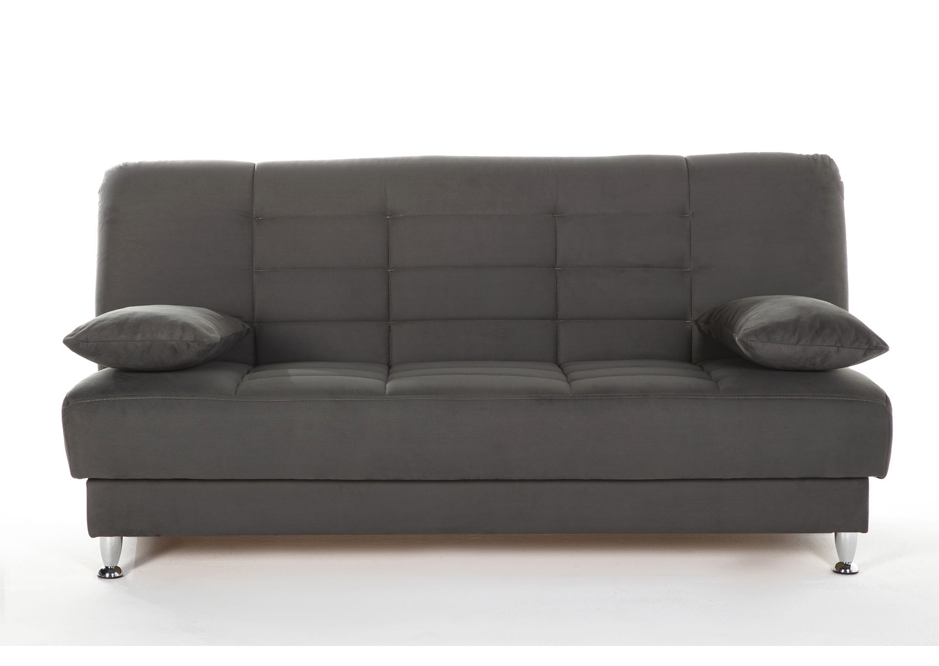 Vegas Rainbow Dark Gray 3 Seat Sleeper Sofa,Hudson Furniture & Bedding