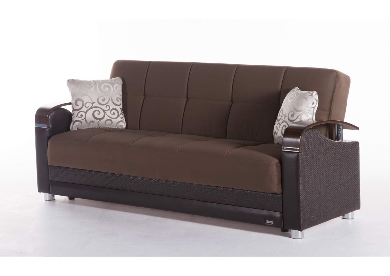 Luna Naomi Brown 3 Piece Sofa Set,Hudson Furniture & Bedding