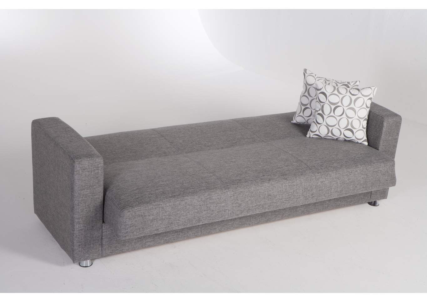 Tokyo Diego Gray 3 Seat Sleeper Sofa,Hudson Furniture & Bedding