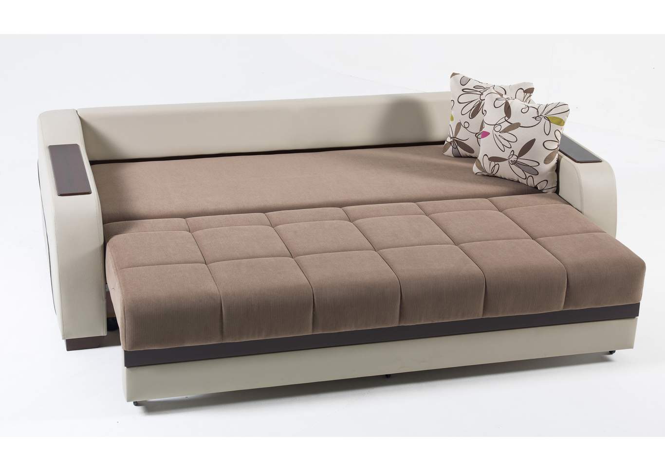 Ultra Optimum Brown 3 Seat Sleeper Sofa,Hudson Furniture & Bedding