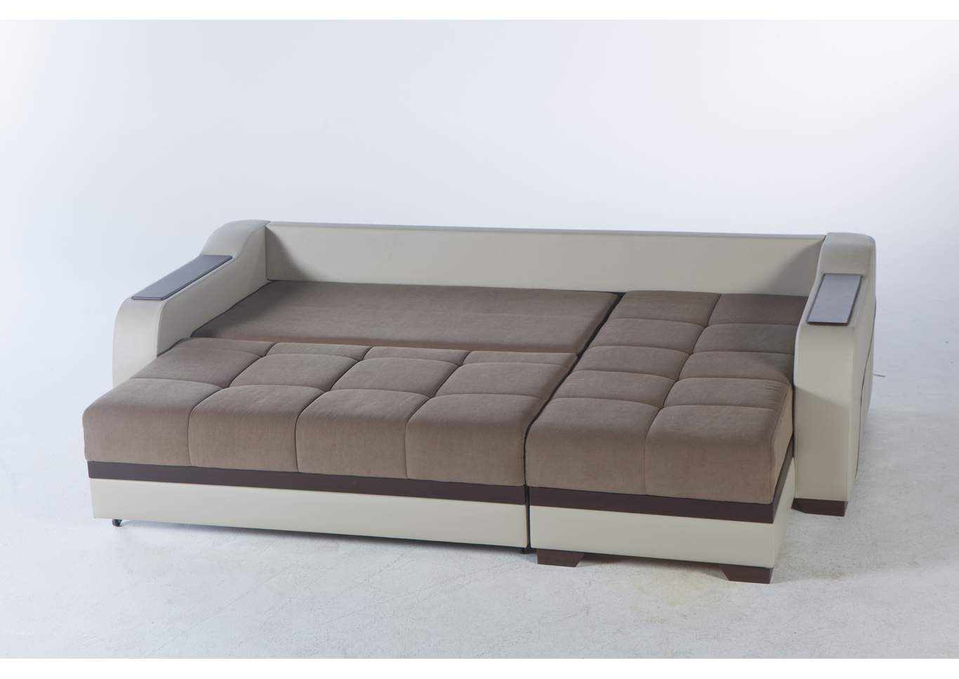 Ultra Optimum Brown Sectional,Hudson Furniture & Bedding
