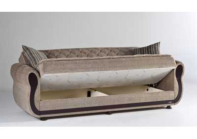 Argos Zilkade Light Brown 3 Seat Sleeper Sofa W/ Storage,Hudson Furniture & Bedding