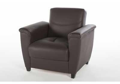 Image for Aspen Santa Glory D.Brown Arm Chair