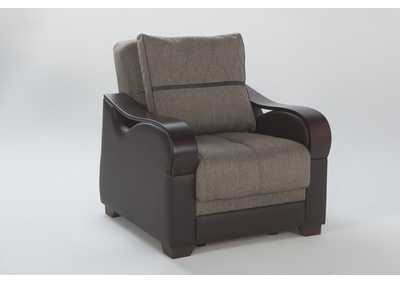 Bennett Redeyef Brown Arm Chair,Hudson Furniture & Bedding
