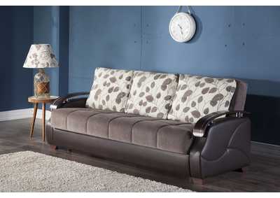 Image for Costa Armoni Brown 3 Seat Sleeper Sofa