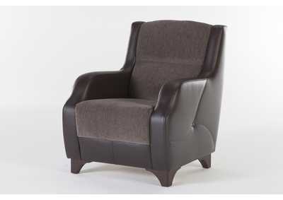 Costa Armoni Brown Arm Chair,Hudson Furniture & Bedding