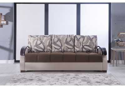 Costa Best Brown 3 Seat Sleeper Sofa,Hudson Furniture & Bedding