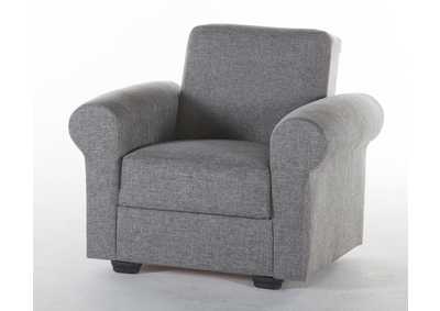 Elita Diego Gray Arm Chair,Hudson Furniture & Bedding
