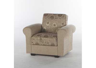 Elita Yasemin Beige Arm Chair,Hudson Furniture & Bedding