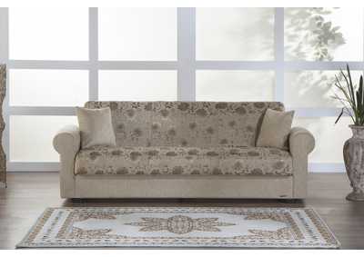 Elita Yasemin Beige 3 Seat Sleeper Sofa,Hudson Furniture & Bedding