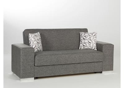 Kobe Diego Gray Love Seat W/ Storage,Hudson Furniture & Bedding