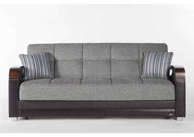 Luna Fulya Gray 3 Seat Sleeper Sofa,Hudson Furniture & Bedding