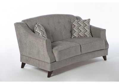 Image for Siena Valencia Gray Love Seat W/ Storage