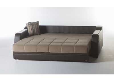 Ultra Lilyum Vizon 3 Seat Sleeper Sofa,Hudson Furniture & Bedding