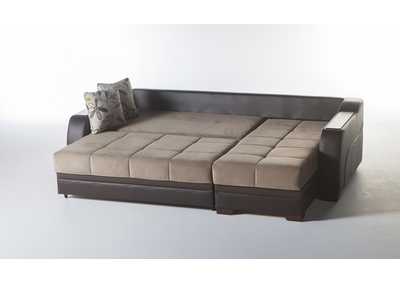 Ultra Lilyum Vizon Sectional,Hudson Furniture & Bedding