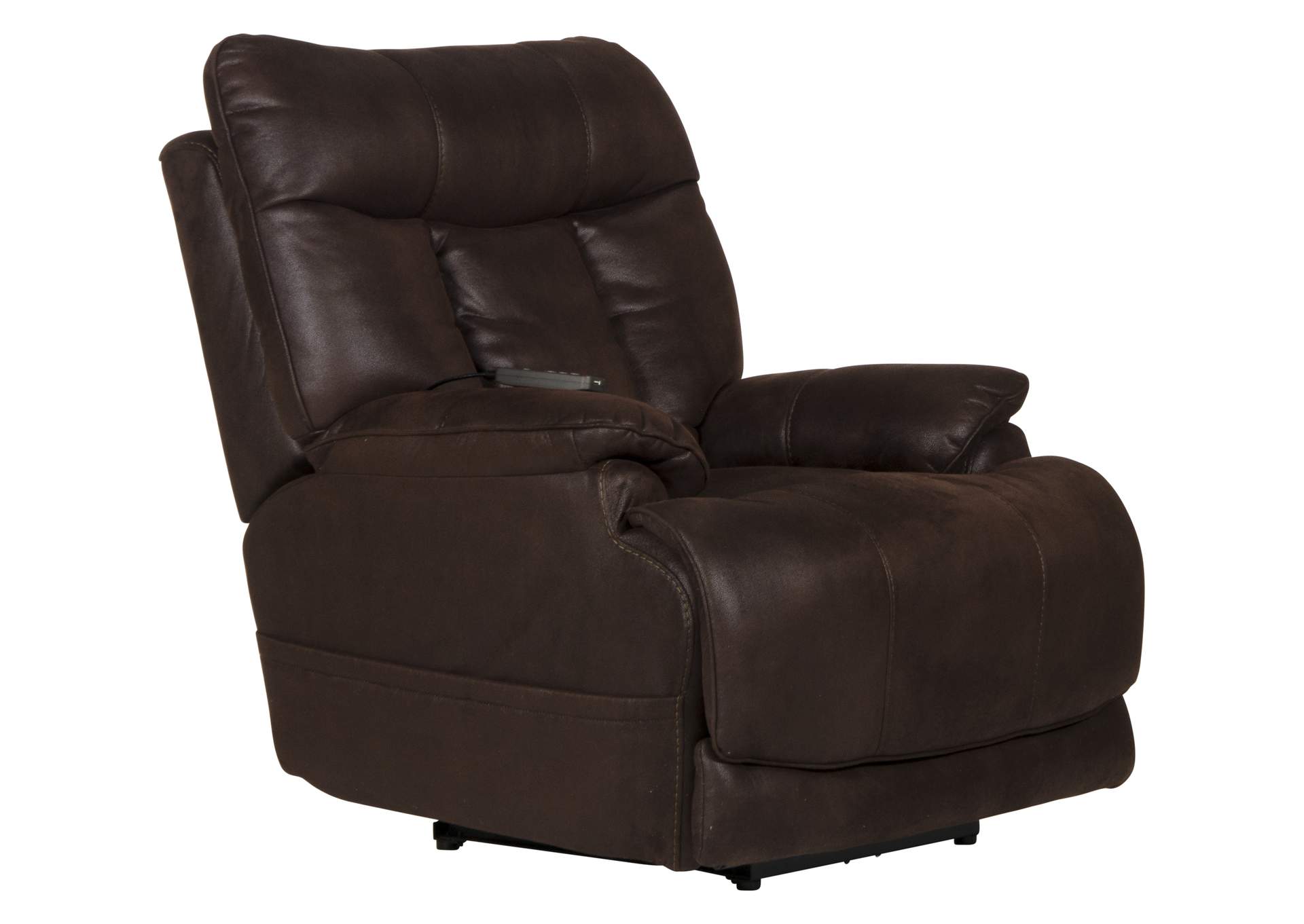 Anders Power Headrest, Lumbar Power Lay Flat Recliner with Heat & Massage & Extended Ott,Jackson Catnapper