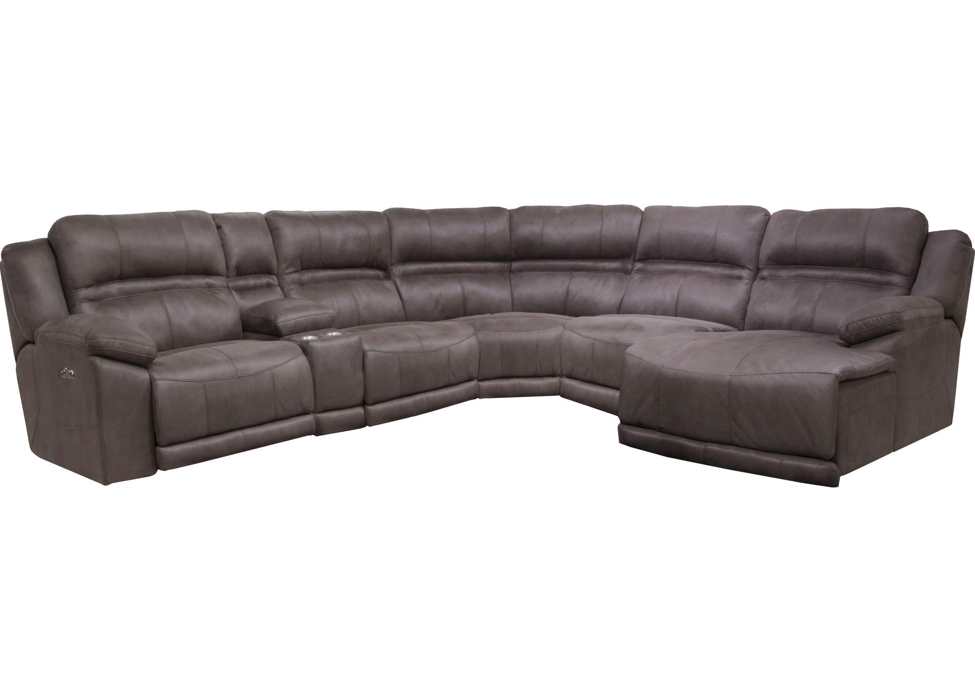 Braxton Charcoal RAF Chaise Sectional,Jackson Catnapper