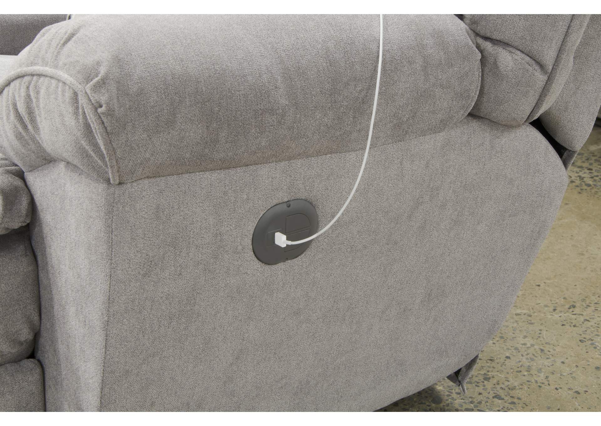 Sadler Power Lay Flat Reclining Sofa with Ddt,Jackson Catnapper