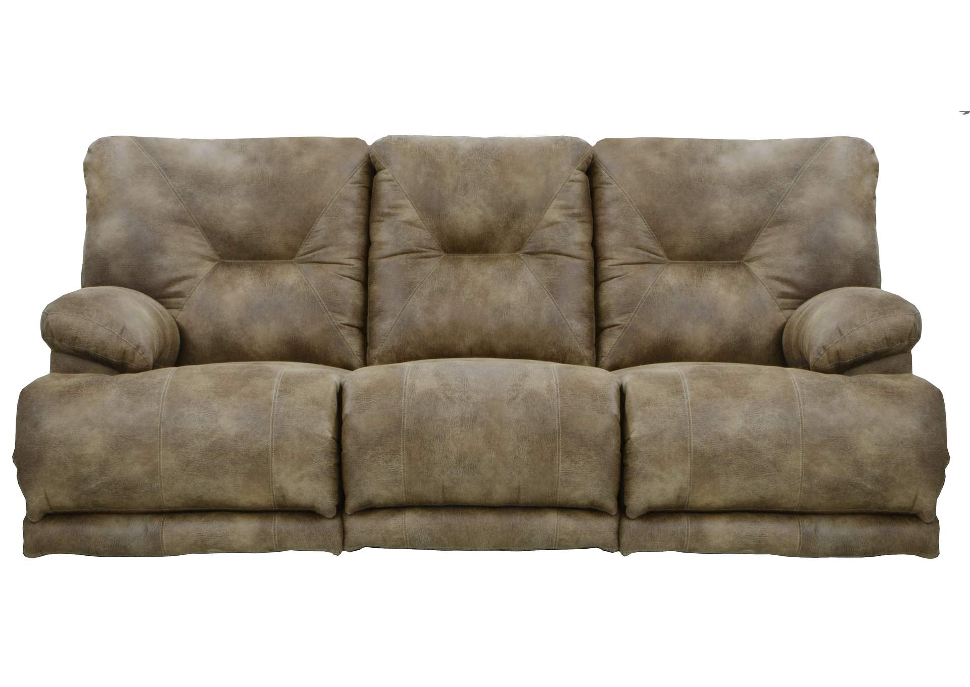 Voyager Brandy Lay Flat Reclining Sofa,Jackson Catnapper