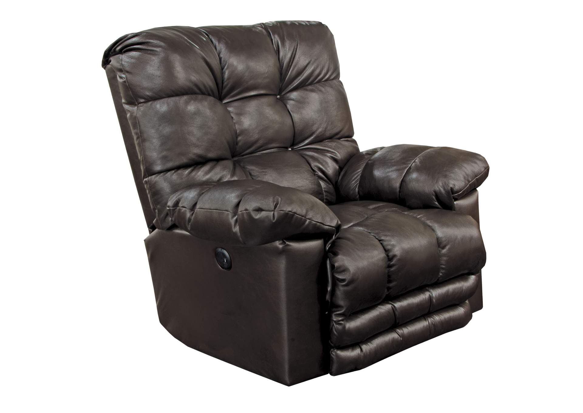 Piazza Chocolate Lay Flat Power Recliner,Jackson Catnapper